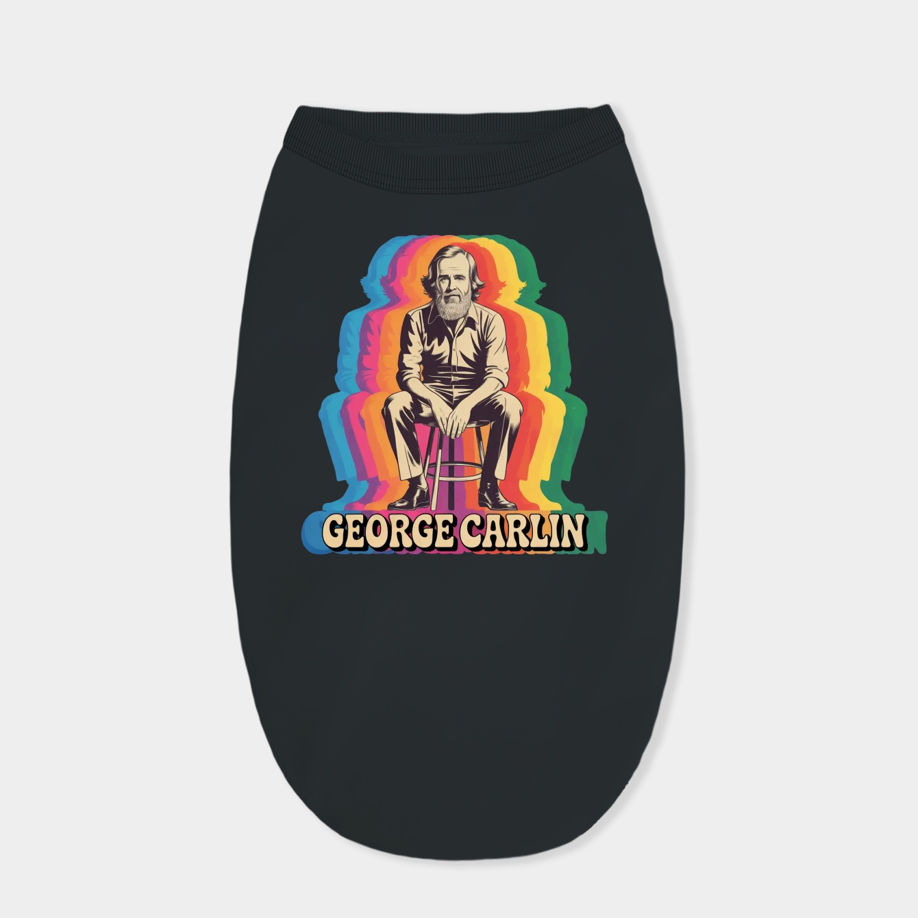 George Carlin FM AM Dog Shirt