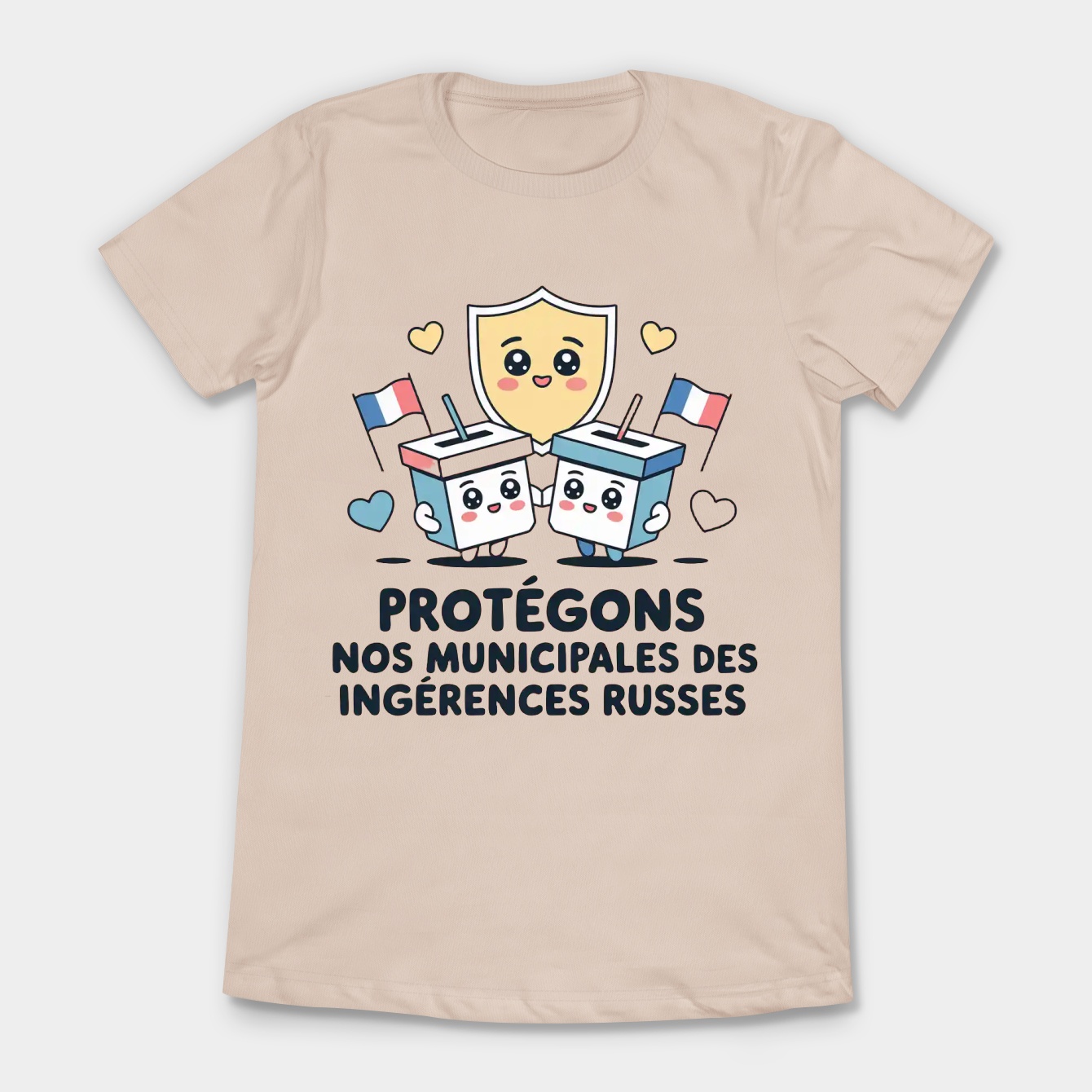 Cute United Ballot Boxes France Women's T-Shirt