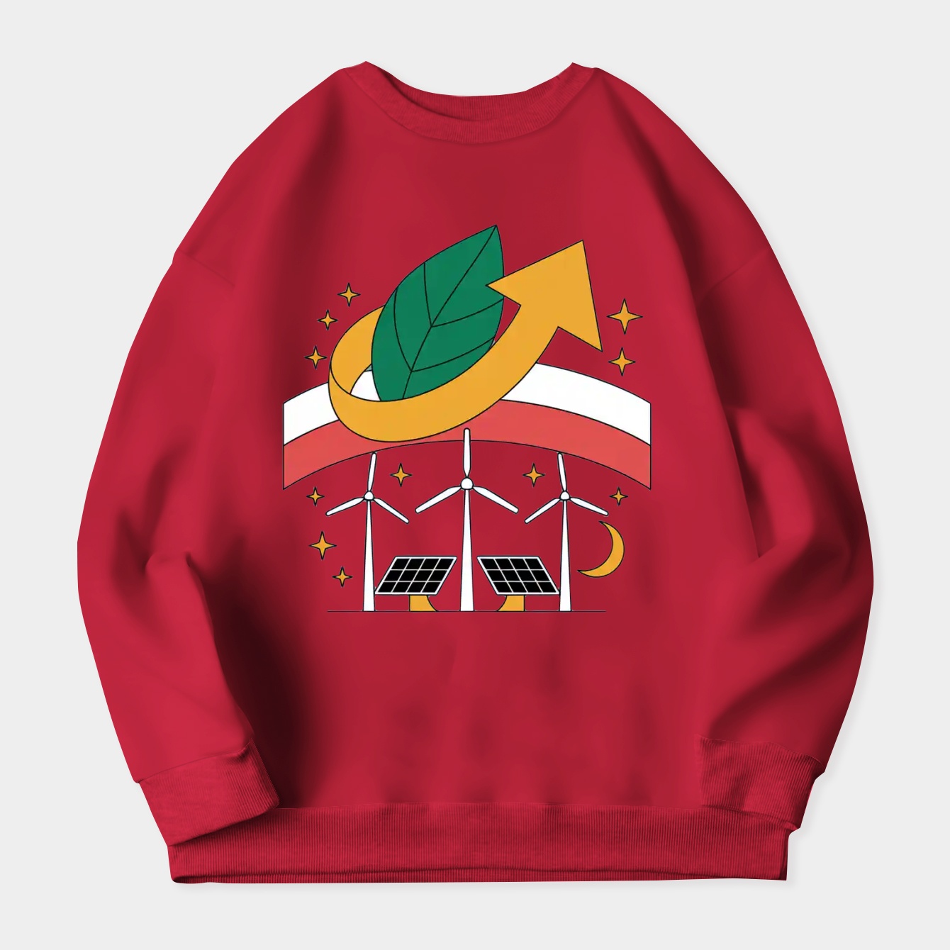 Poland 2050 Green Energy Future Women's Crewneck Sweatshirt