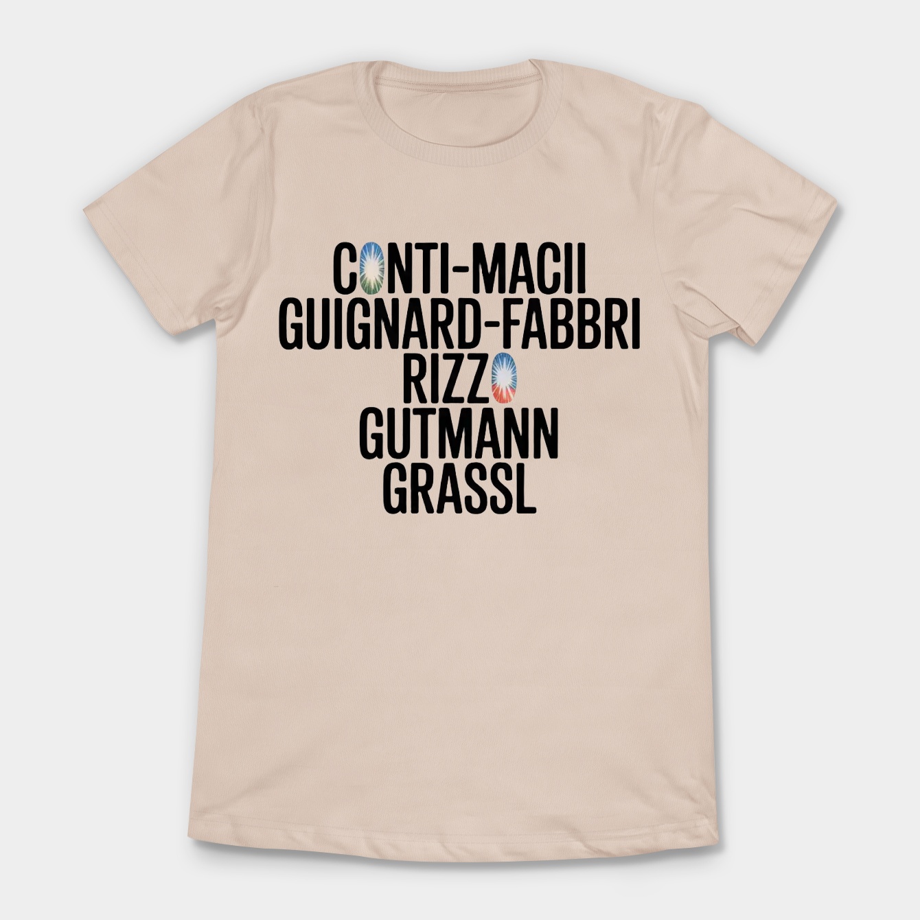 Figure Skating Champions Snowflake Typography Women's T-Shirt