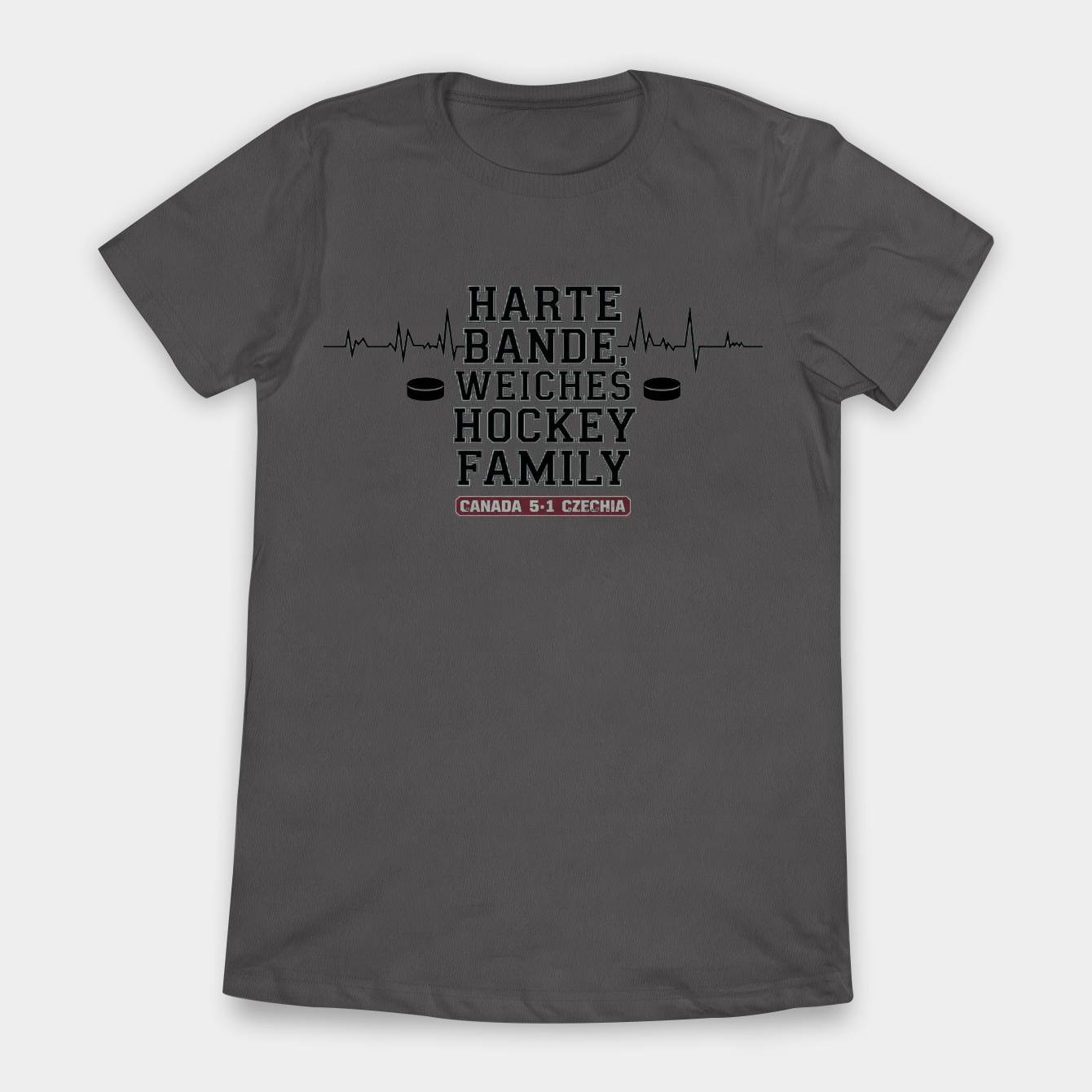 Women’s Hockey Heartbeat Family Women's T-Shirt