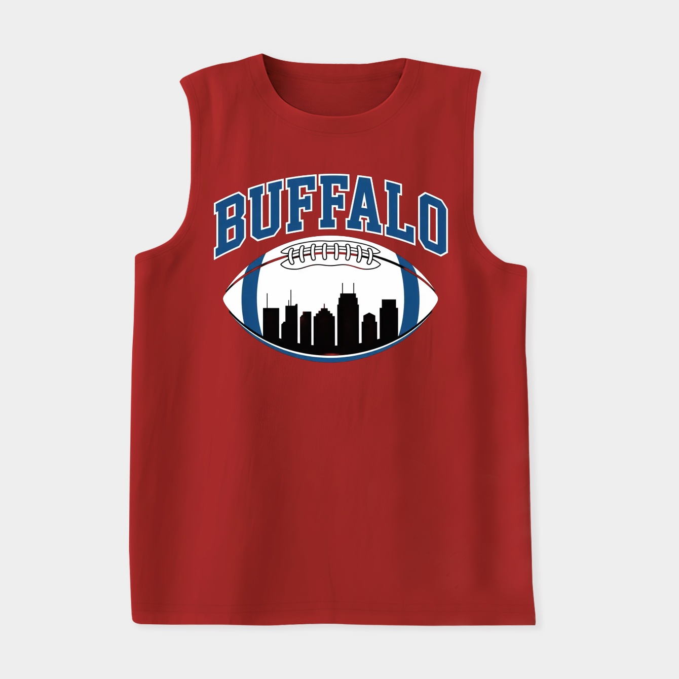 Vintage Buffalo Football Skyline New York Ny Sport Women's Soft Tank Top