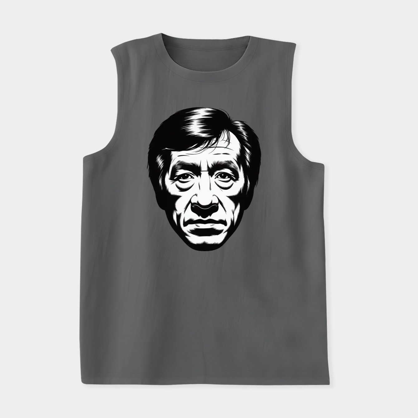 Jackie Chan Monochrome Portrait Women's Soft Tank Top