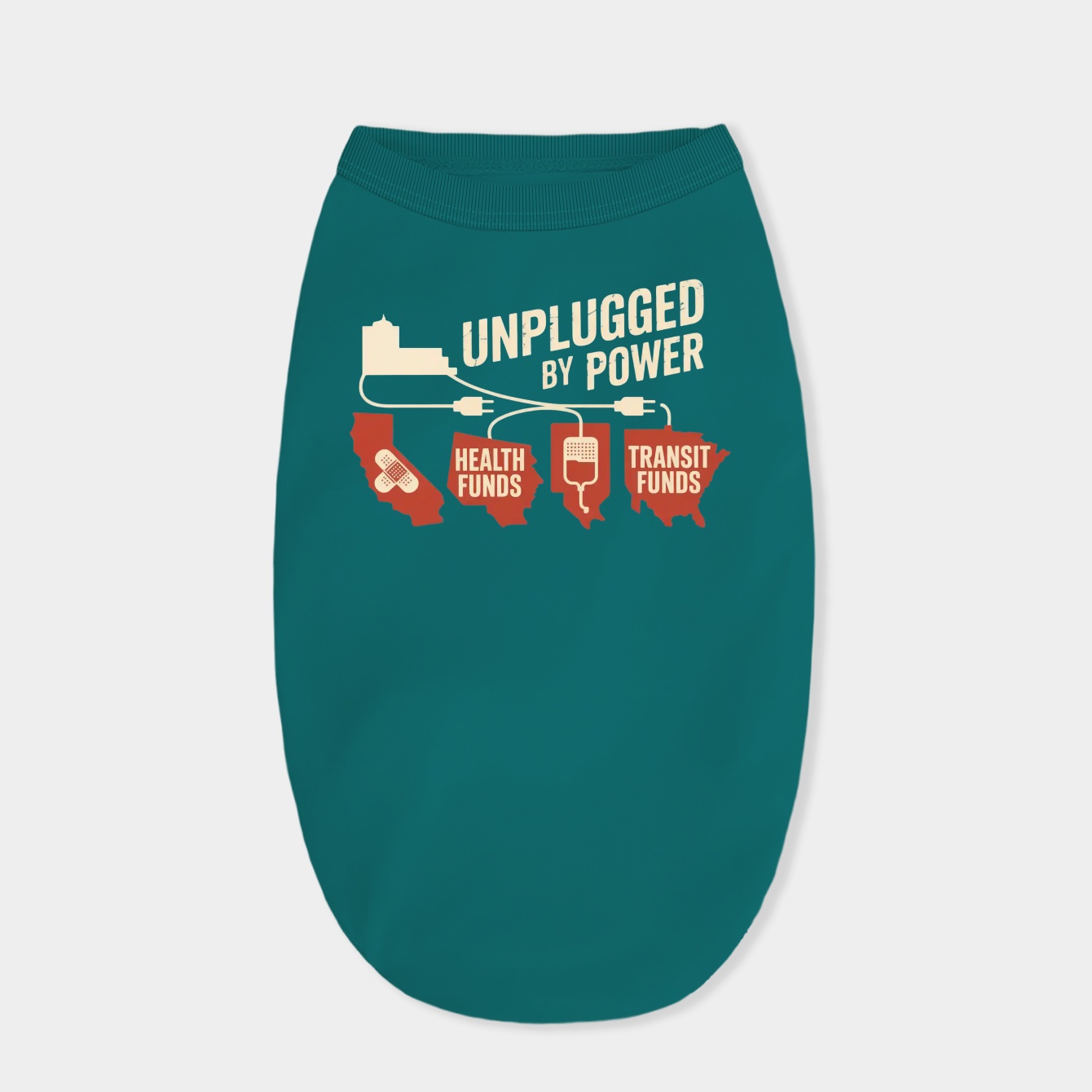 Unplugged States, Withheld Funds Dog Shirt