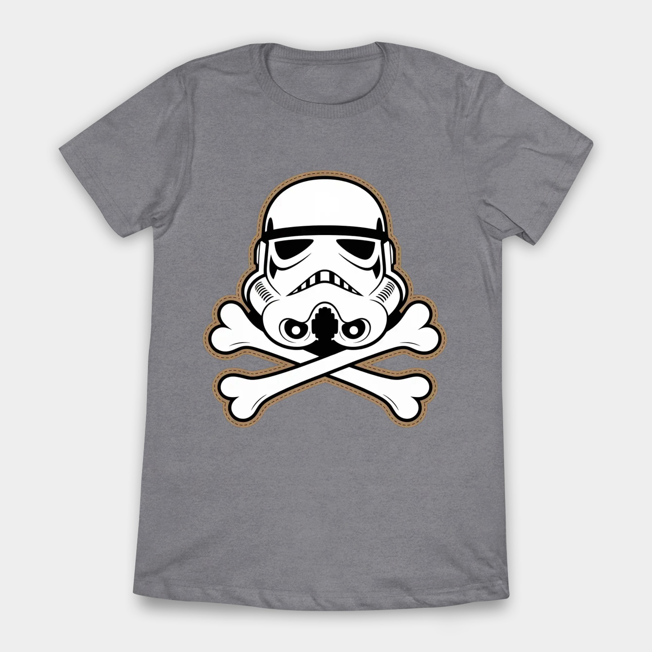 Star Wars Trooper Skull Patch Mineral Wash Women's T-Shirt