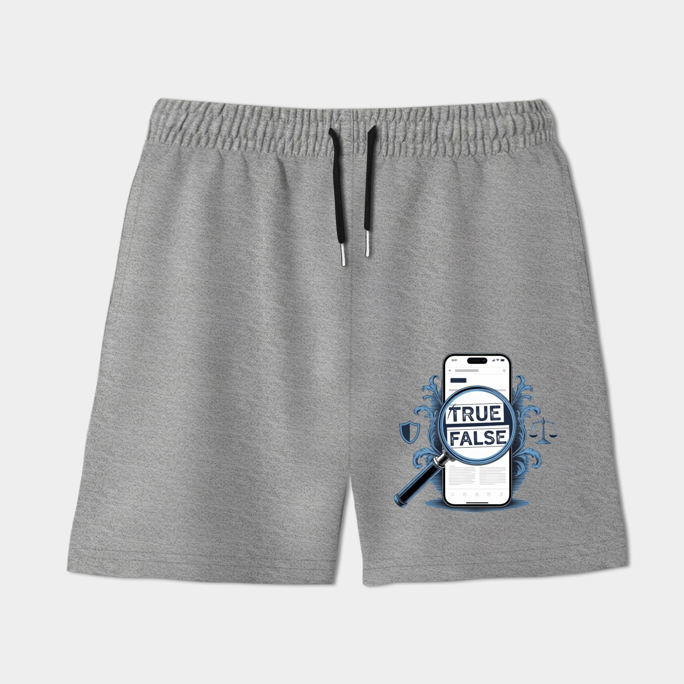 Digital Truth vs Falsehood Lens Women's Shorts