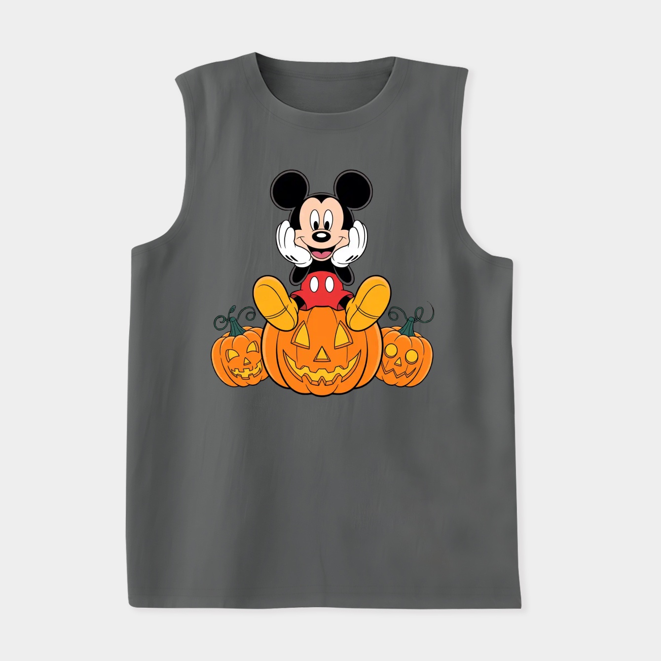 Mickey Mouse Pumpkin Patch Women's Soft Tank Top