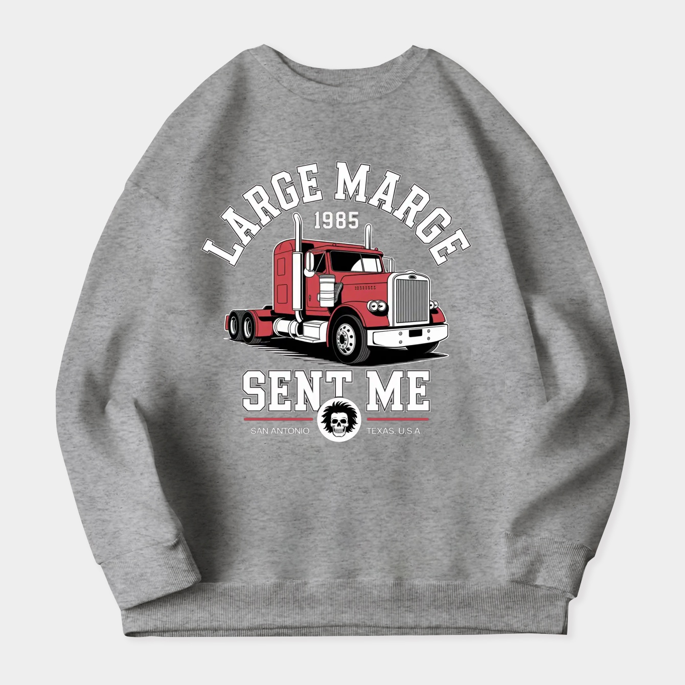 Large Marge Sent Me Worn Women's Crewneck Sweatshirt