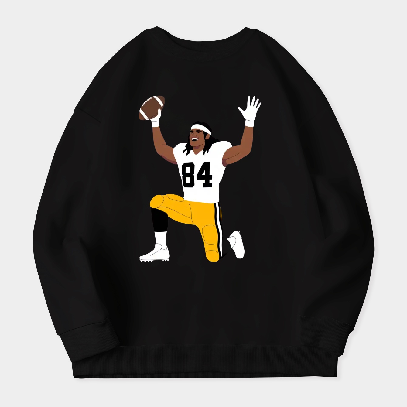 Antonio Brown #84 Celebrates Touchdown Women's Crewneck Sweatshirt