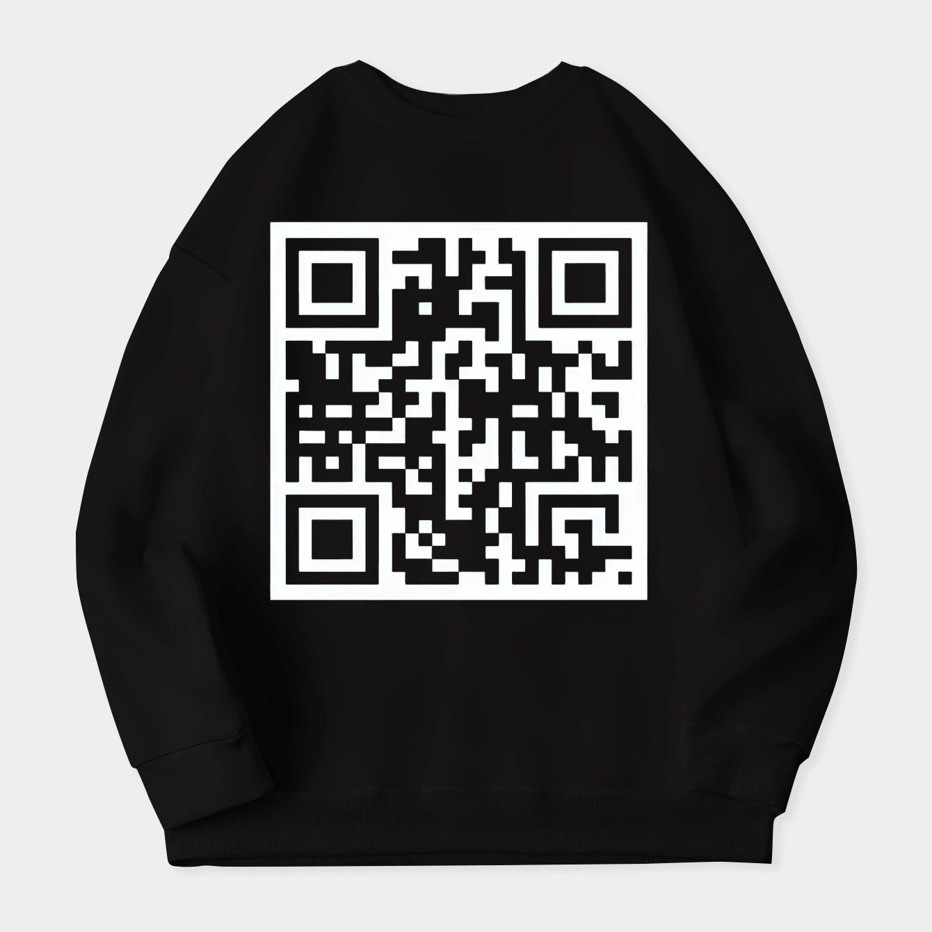 chris chan a comprehensive history: part 1 QR code Women's Crewneck Sweatshirt