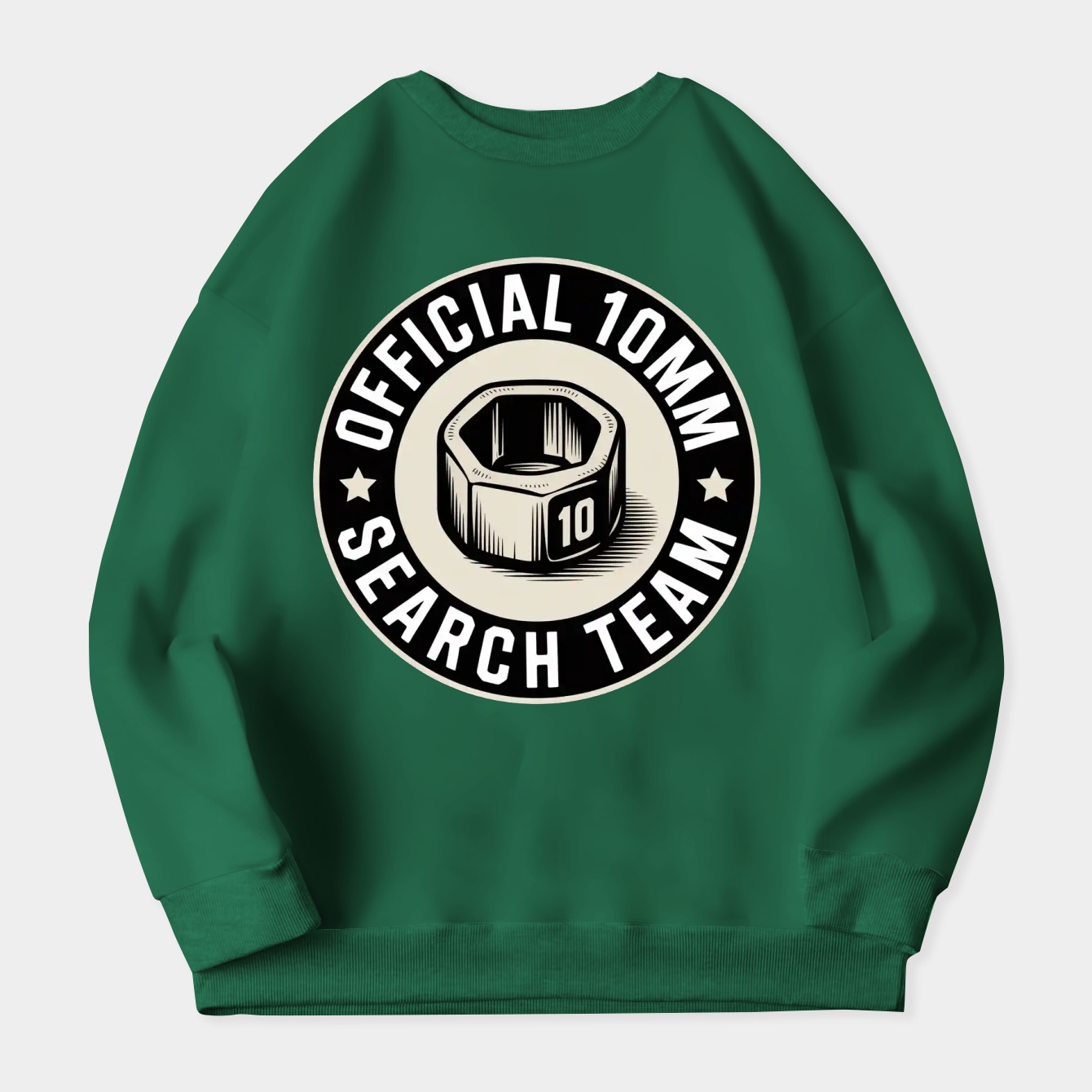 Official 10MM Search Team Funny Mechanic Women's Crewneck Sweatshirt