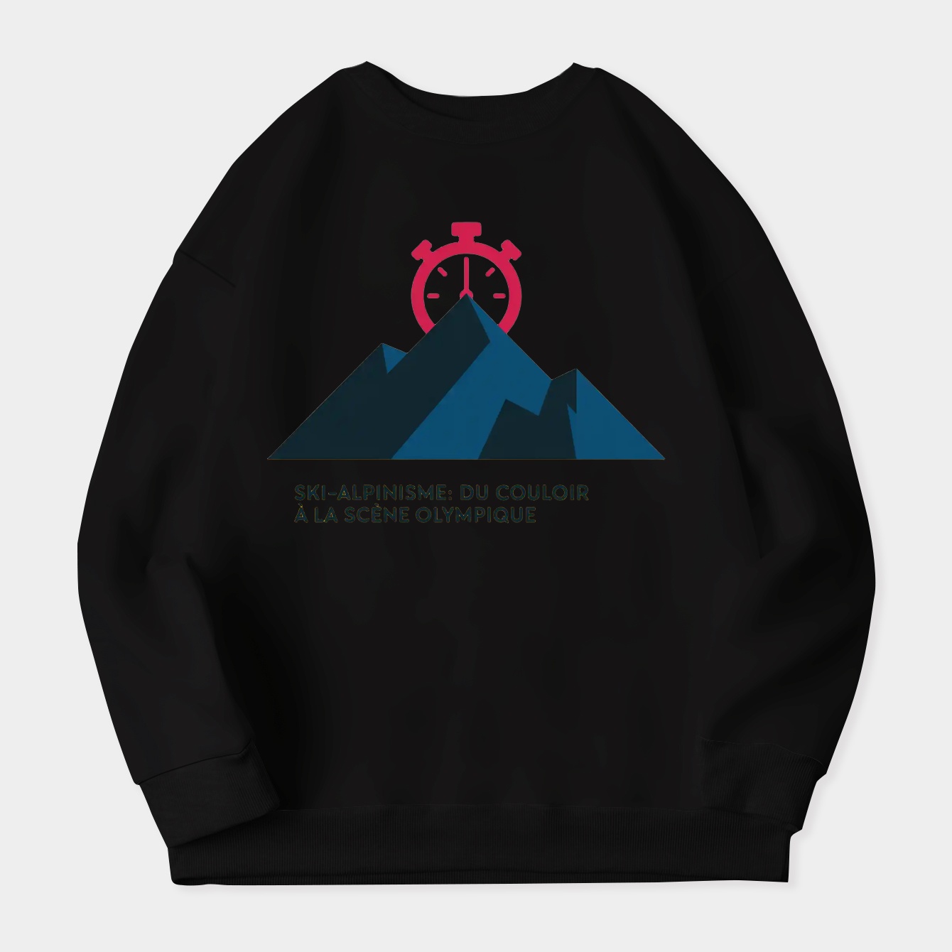 Bauhaus Ski Alpinism Sprint Poster Women's Crewneck Sweatshirt