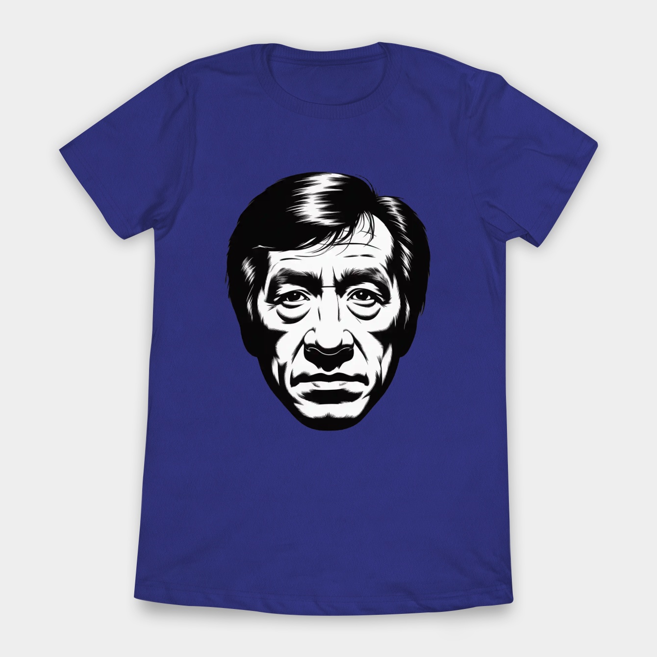 Jackie Chan Monochrome Portrait Women's T-Shirt