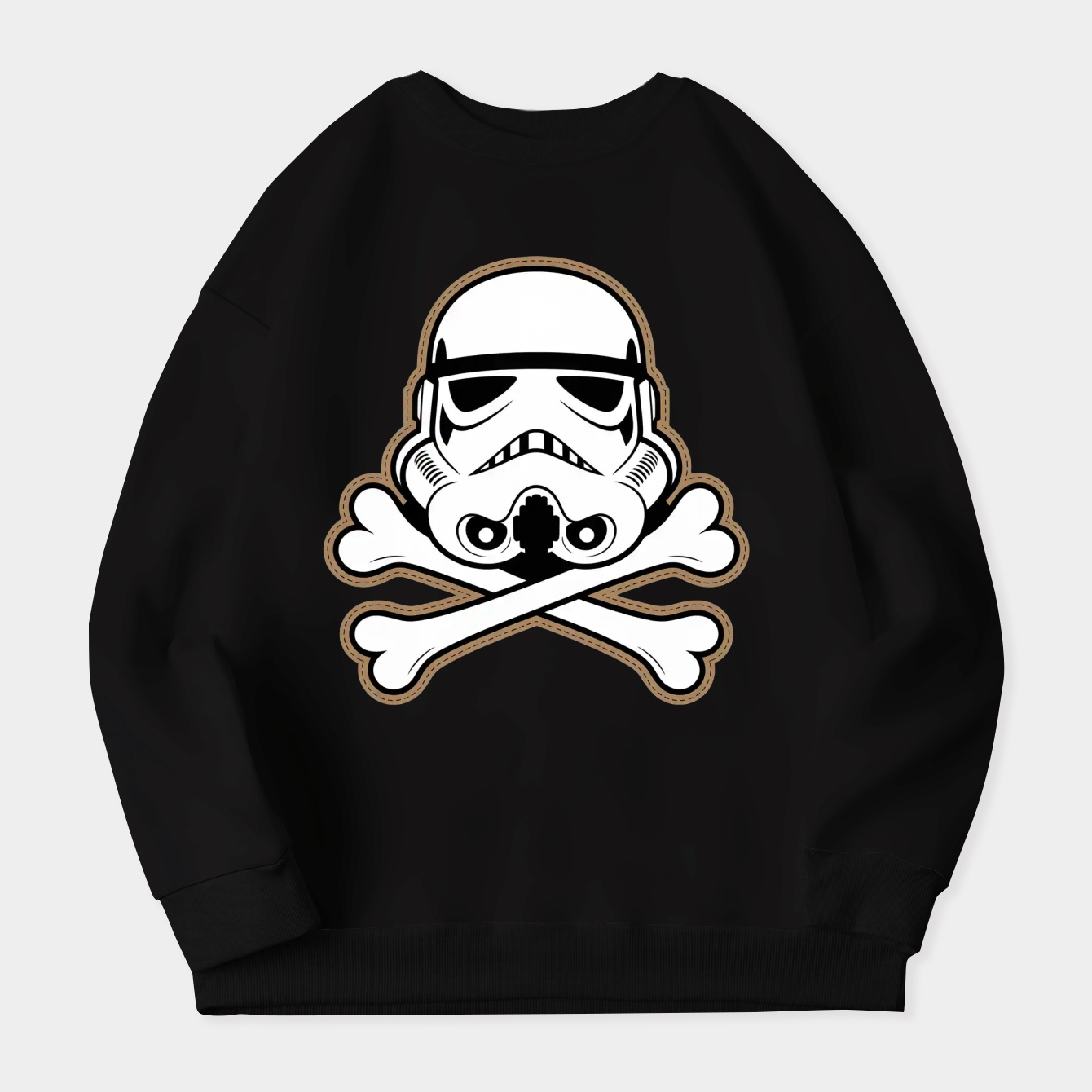Star Wars Trooper Skull Patch Mineral Wash Women's Crewneck Sweatshirt