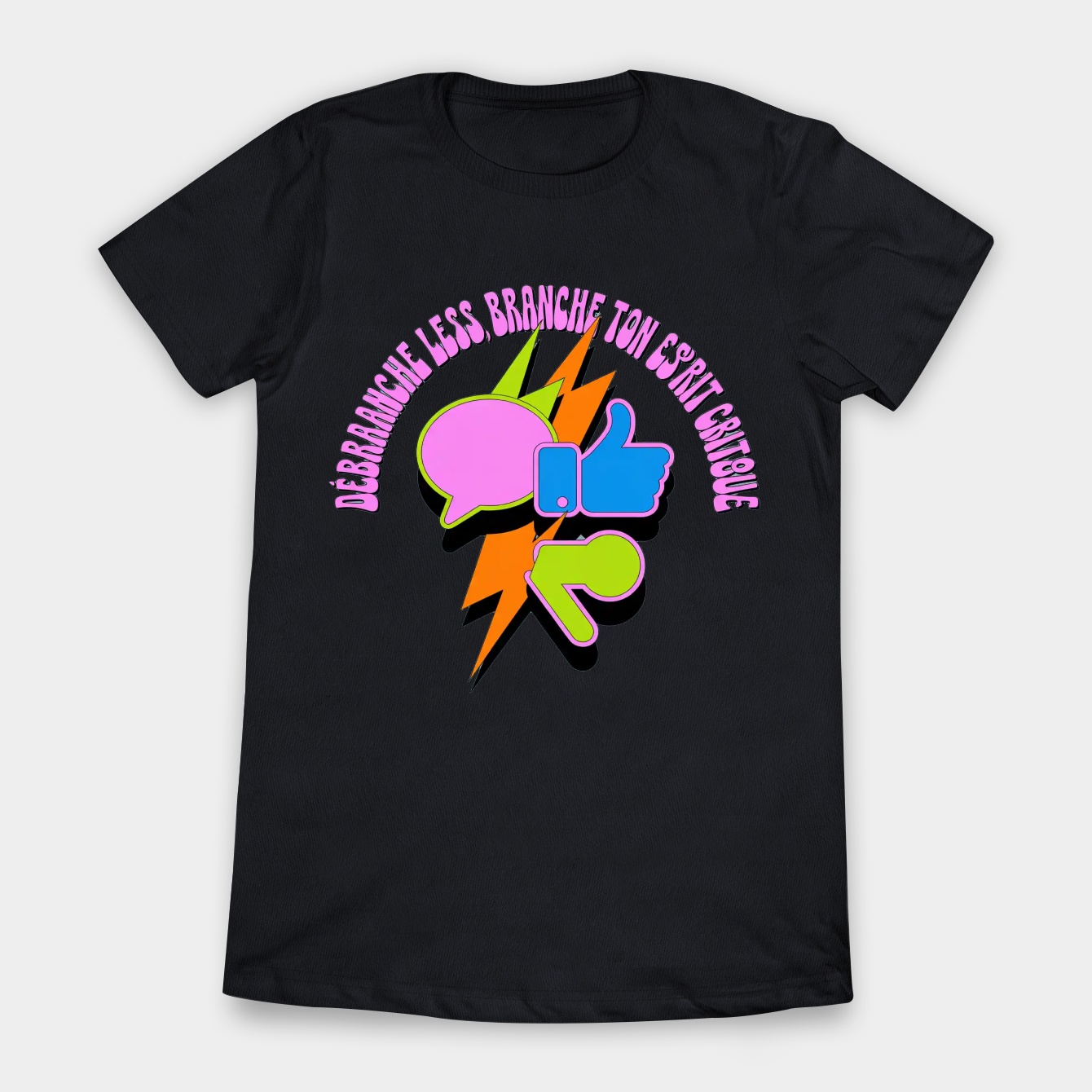 Unplug Bots, Plug Critical Thinking Women's T-Shirt