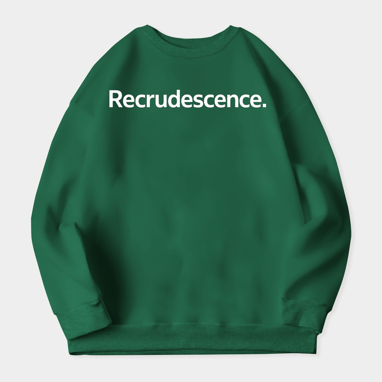 Recrudescence. Minimal Statement Women's Crewneck Sweatshirt