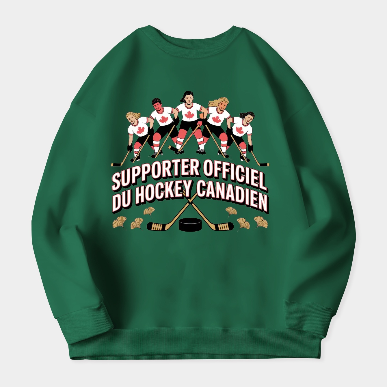 Canadian Women’s Hockey Supporter Women's Crewneck Sweatshirt