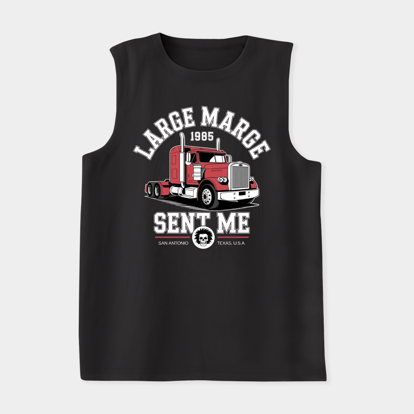Large Marge Sent Me Worn Women's Soft Tank Top