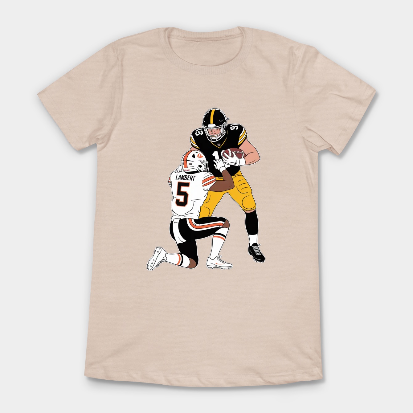 Antonio Brown Football Action Women's T-Shirt