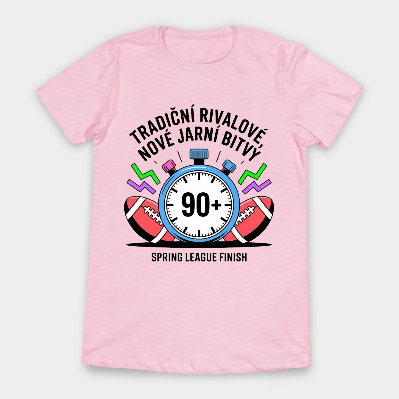 90+ Spring League Rivalry Timer Women's T-Shirt