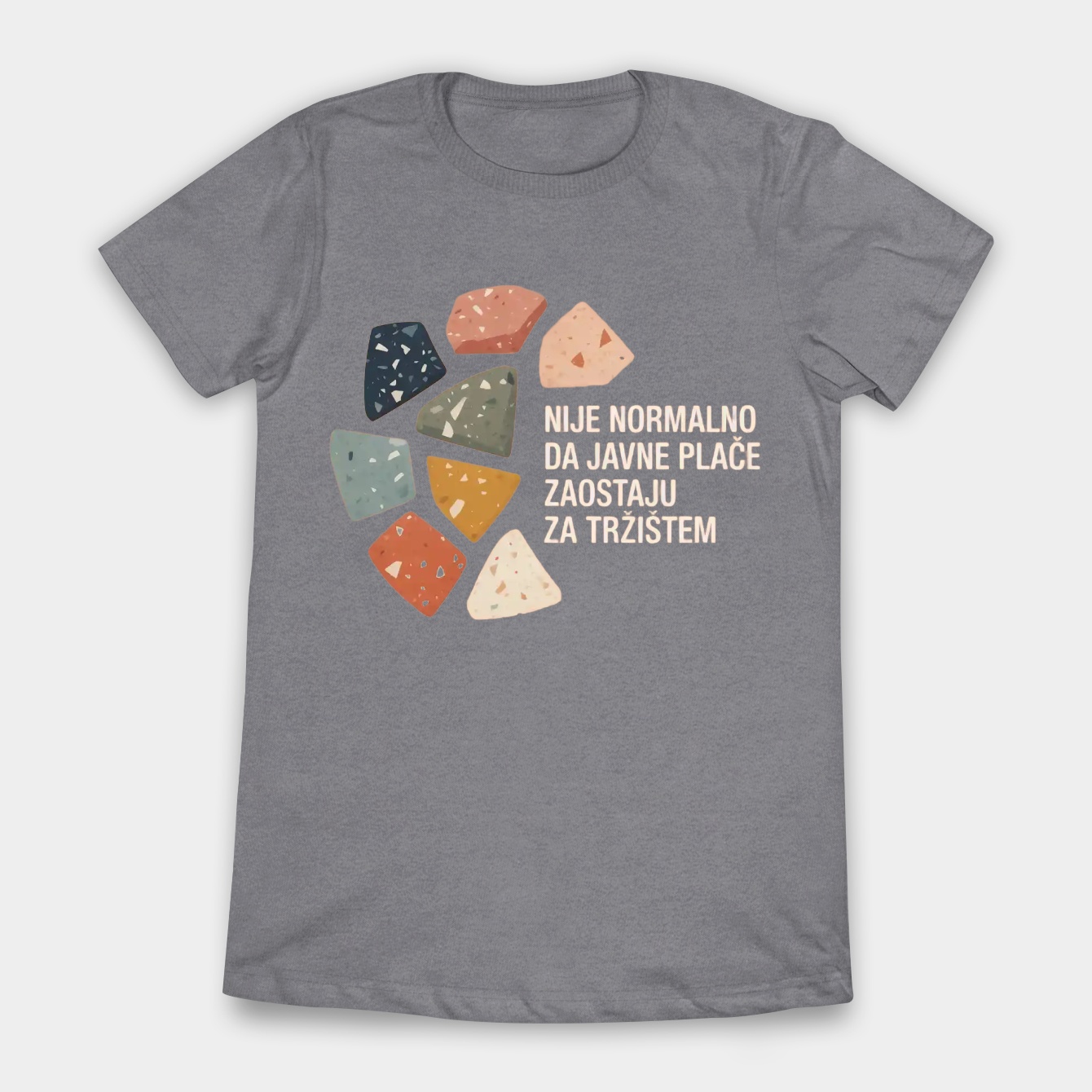 Retro Protest Wage Gap Message Women's T-Shirt