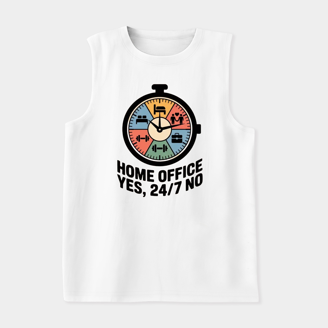 Home Office, Not 24/7 Women's Soft Tank Top