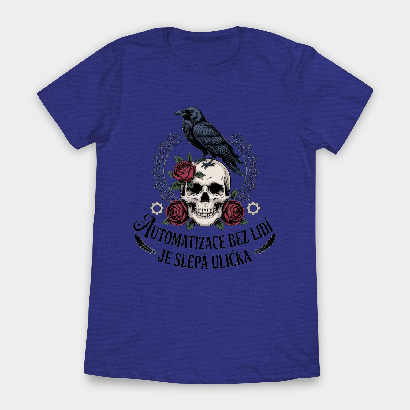 Raven Roses and Rebel Gears Women's T-Shirt