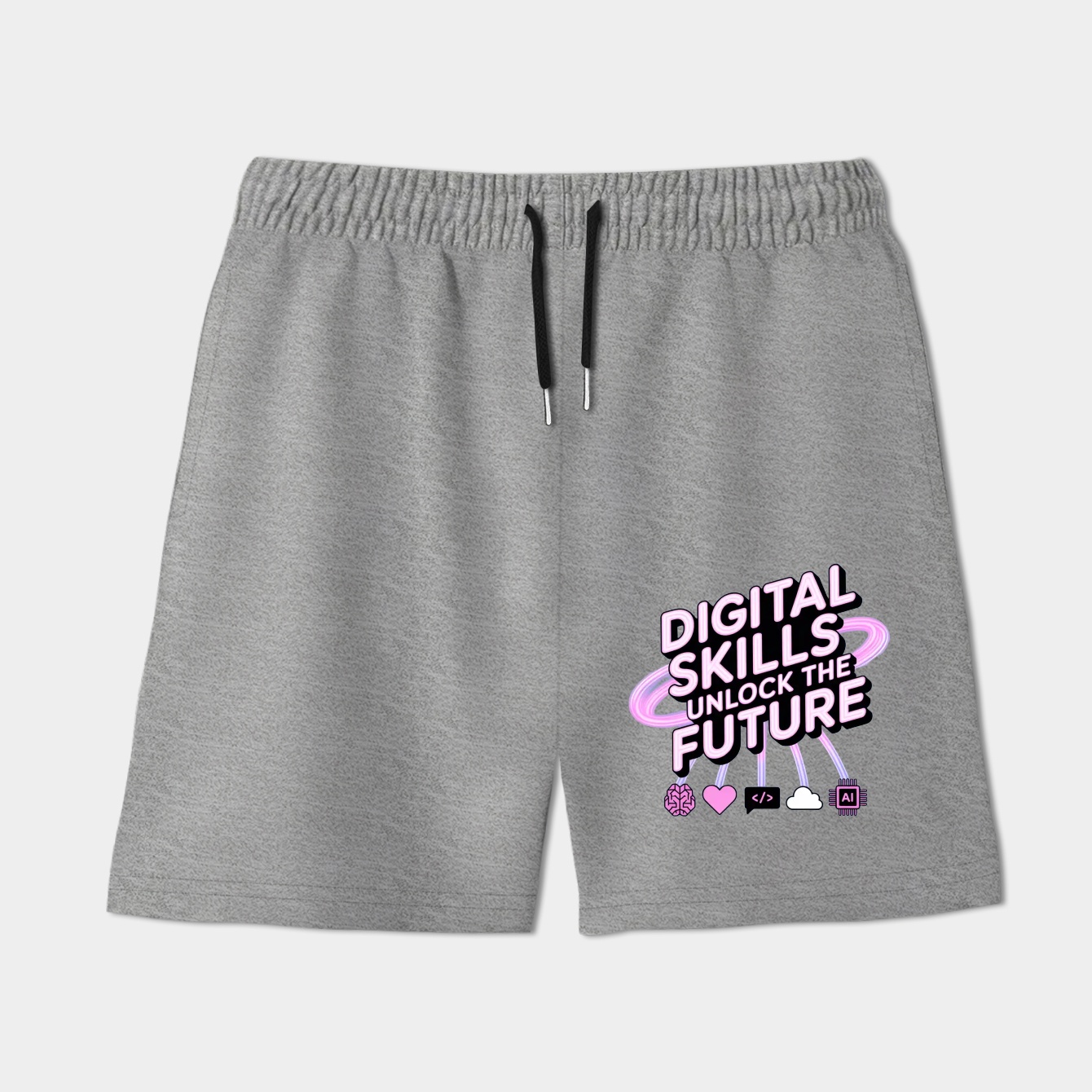 Digital Skills Unlock the Future Women's Shorts
