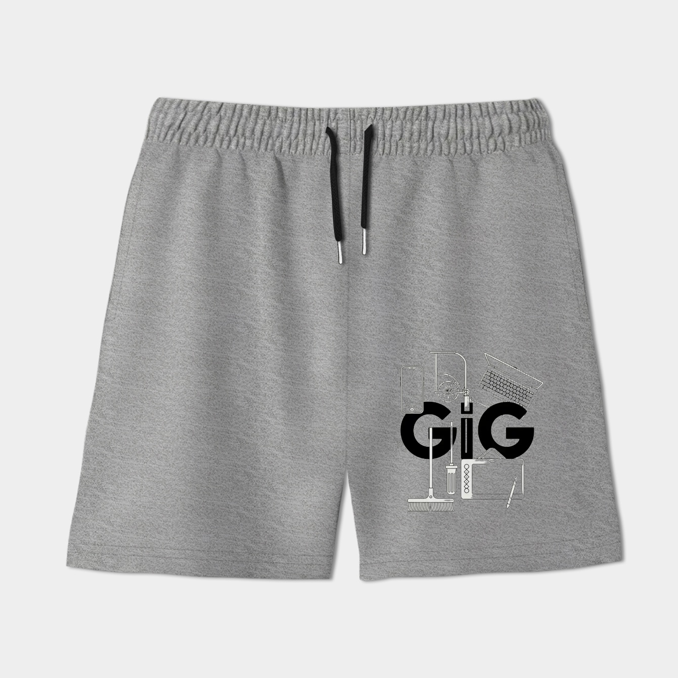 Modern Gig Worker Tools Collage Women's Shorts
