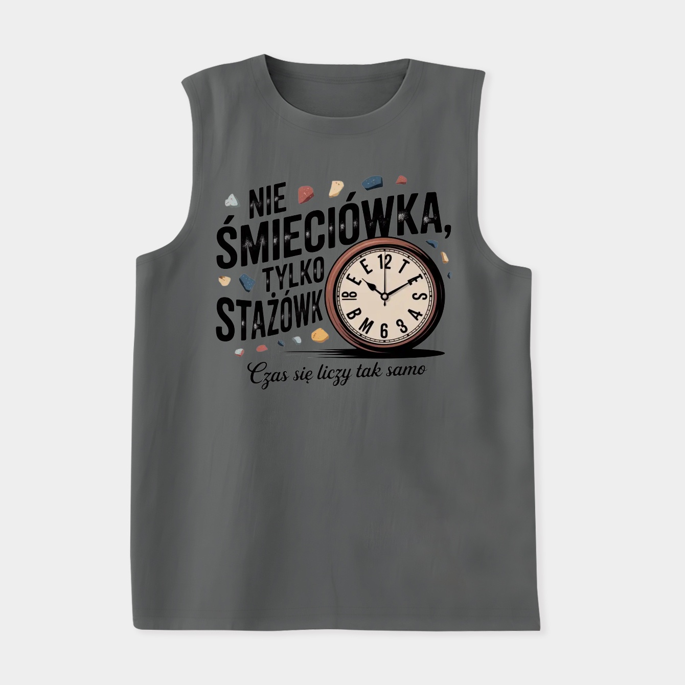 Time Counts Equally for All Women's Soft Tank Top