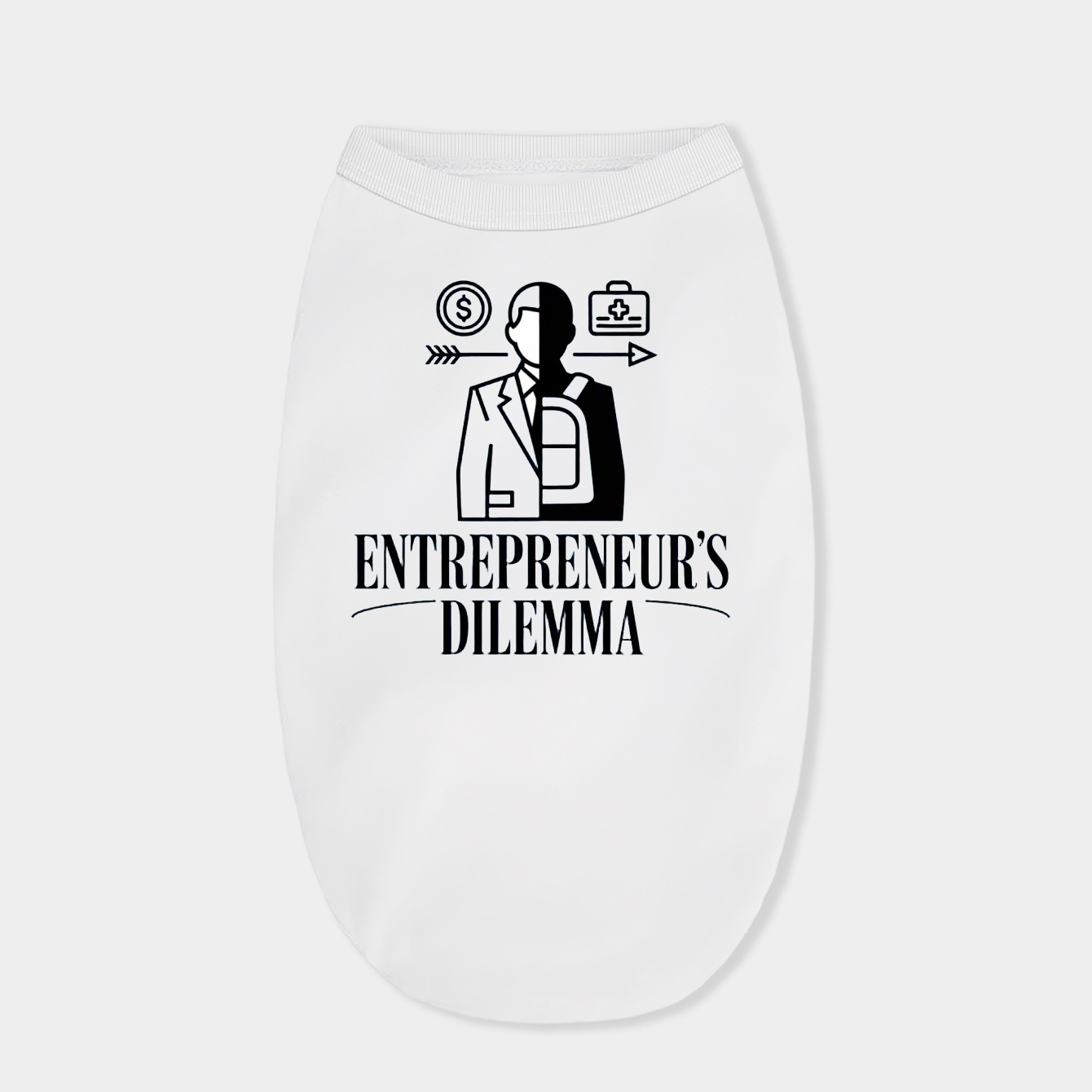 Entrepreneur’s Dilemma: Job or Freedom Dog Shirt