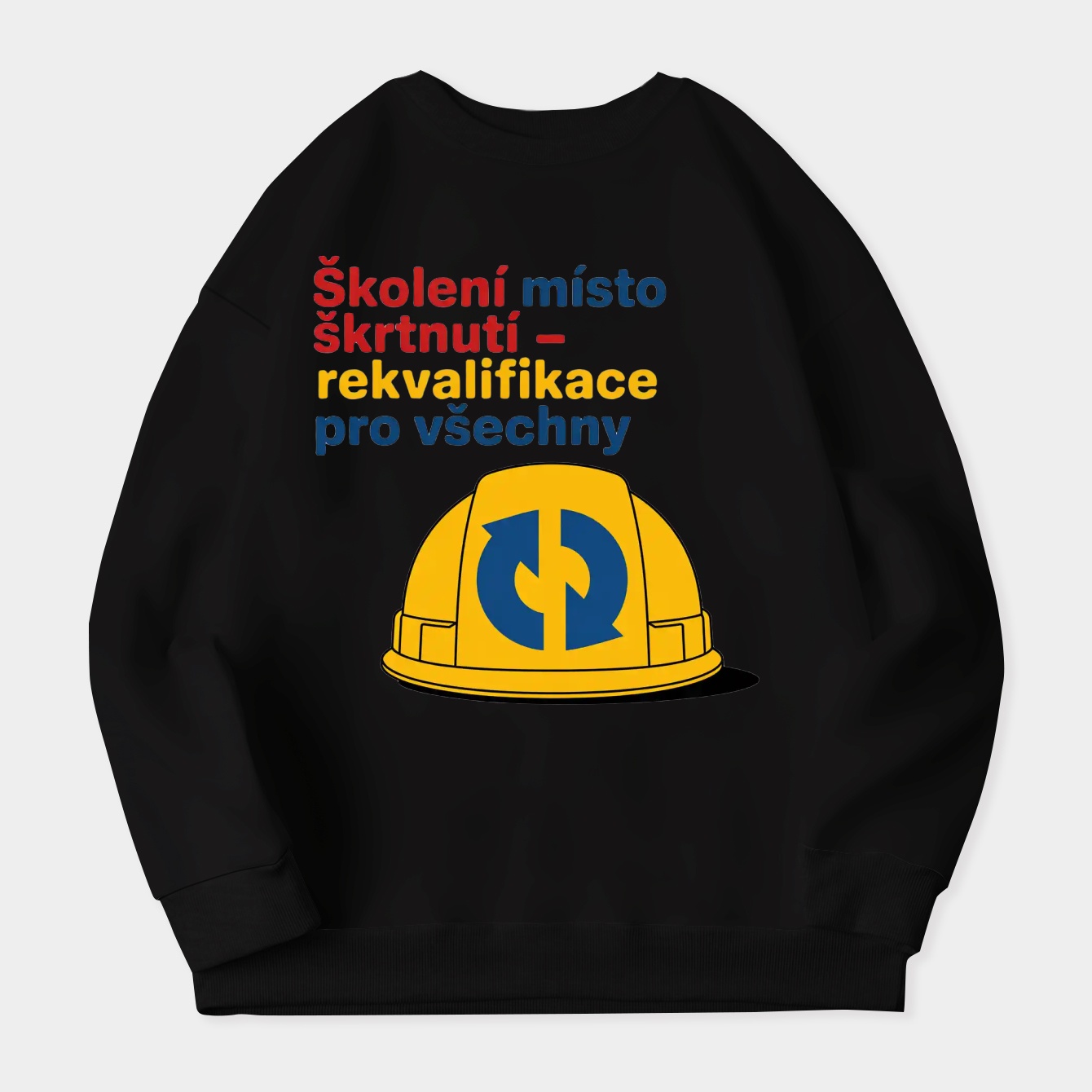 Bauhaus Worker Helmet Update Women's Crewneck Sweatshirt