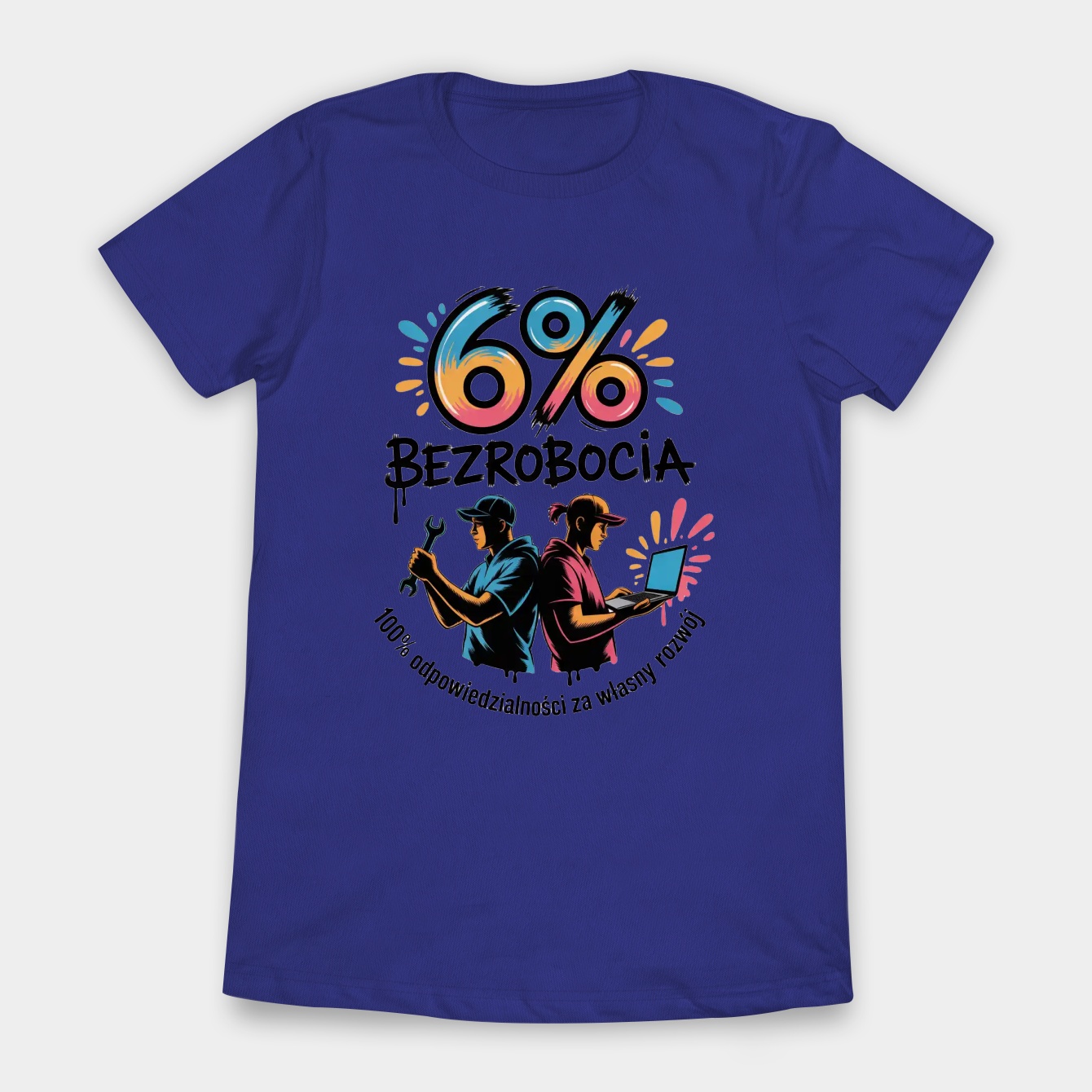6% Unemployment, 100% Responsibility Women's T-Shirt