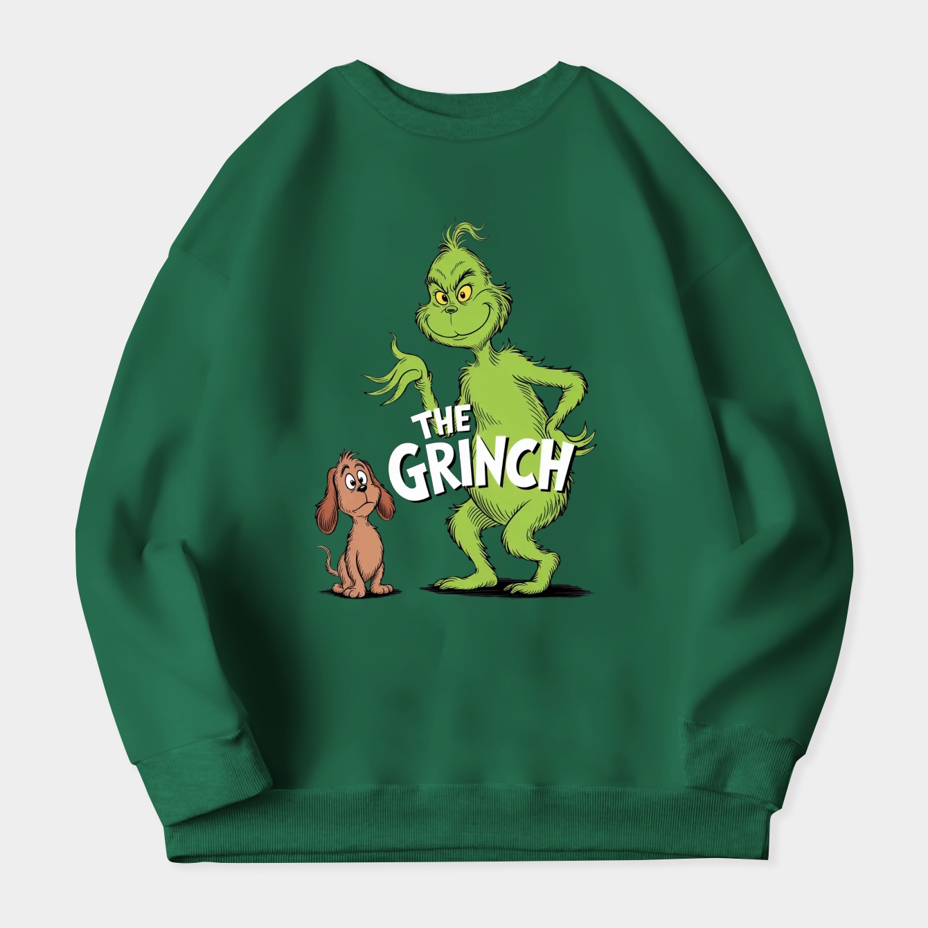 How The Grinch Stole Christmas Grinch And Max Women's Crewneck Sweatshirt