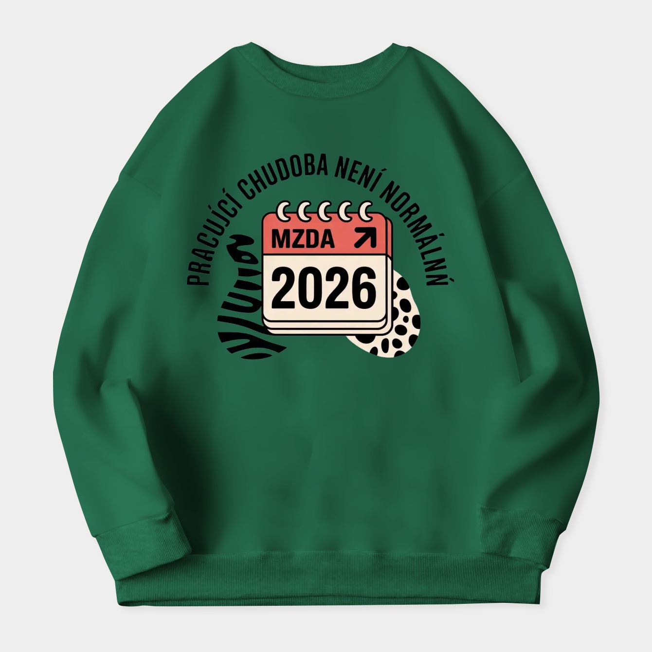 2026 Wage Rise Is Normal Women's Crewneck Sweatshirt