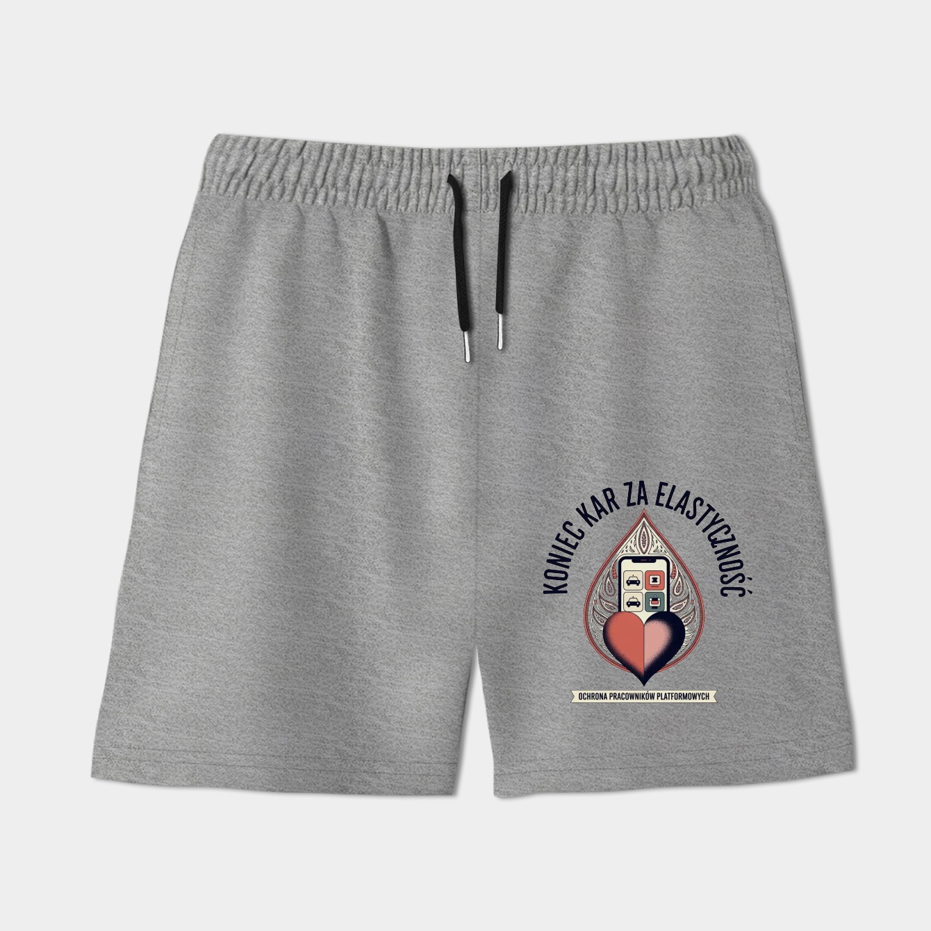 Shielded Heart of Platform Workers Women's Shorts