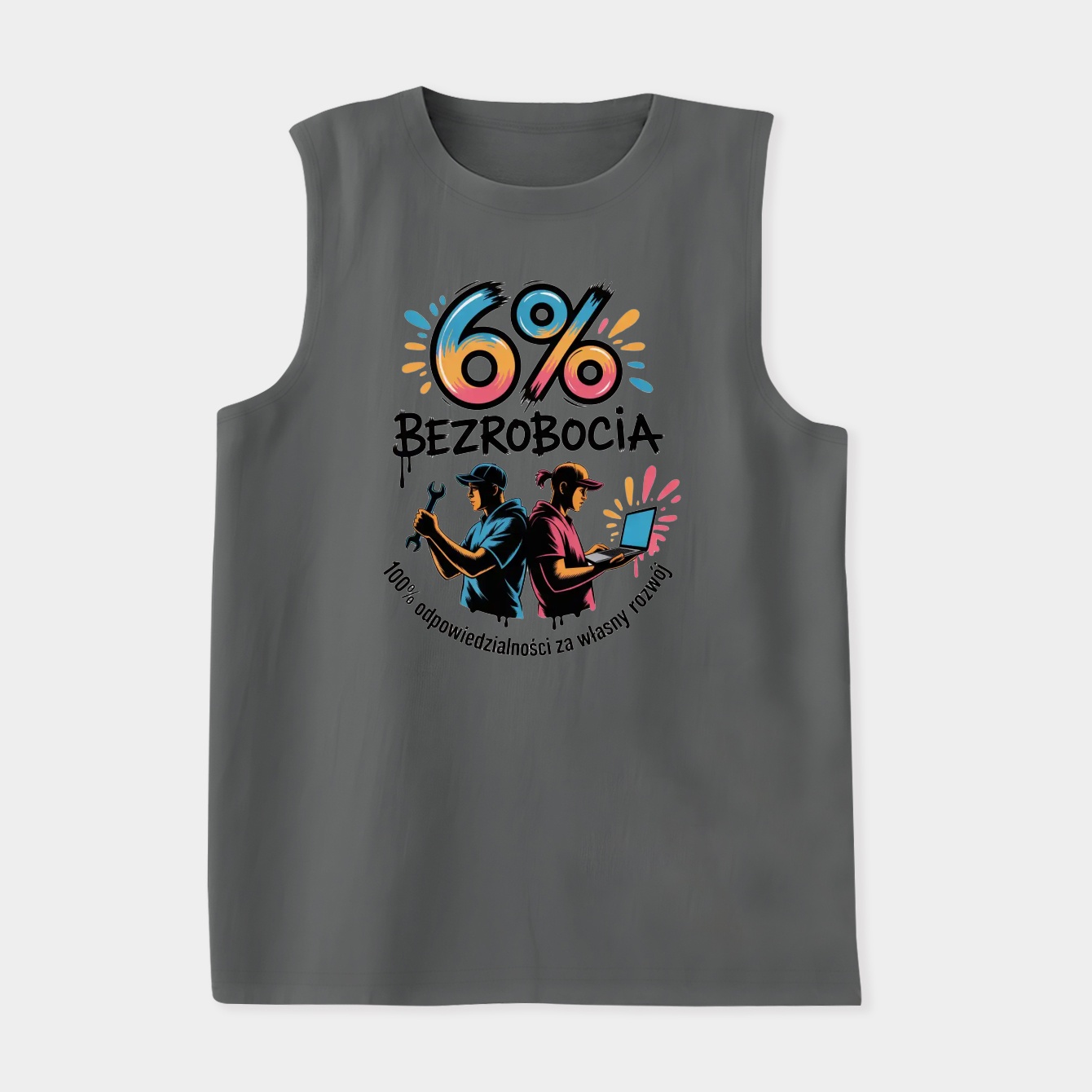 6% Unemployment, 100% Responsibility Women's Soft Tank Top