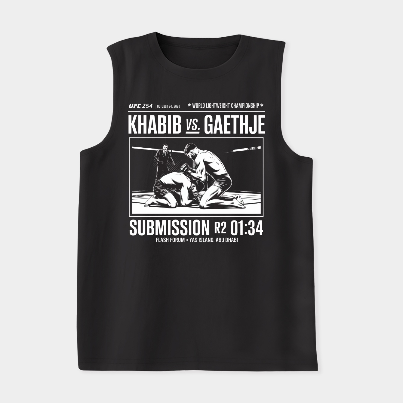 Khabib vs Gaethje UFC 254 Women's Soft Tank Top