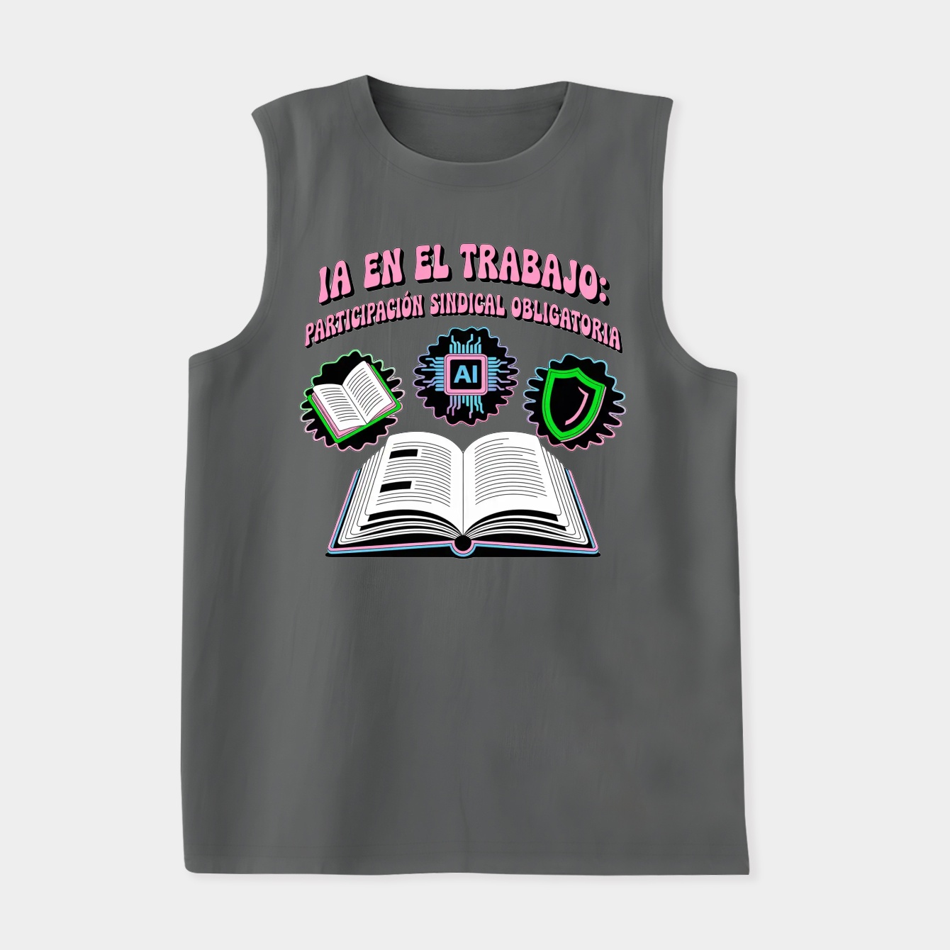 Psychedelic Union Tech Rights Contract Women's Soft Tank Top