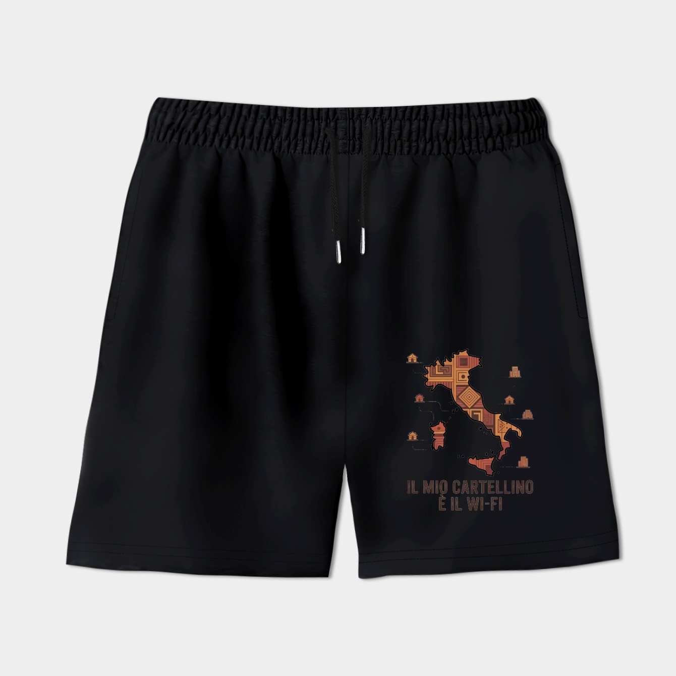 Hybrid Italy Wi‑Fi Work Map Women's Shorts