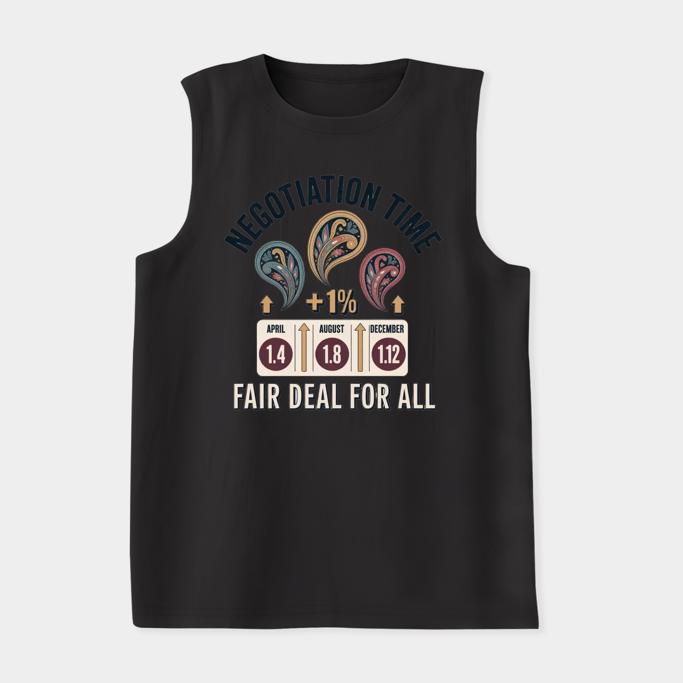 Negotiation Time: Fair Deal Calendar Women's Soft Tank Top