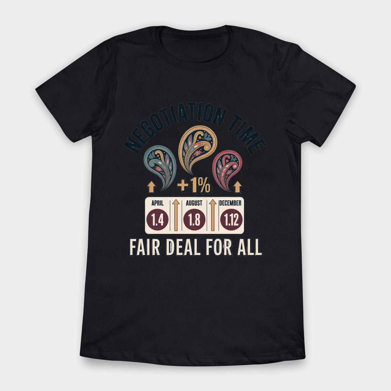 Negotiation Time: Fair Deal Calendar Women's T-Shirt