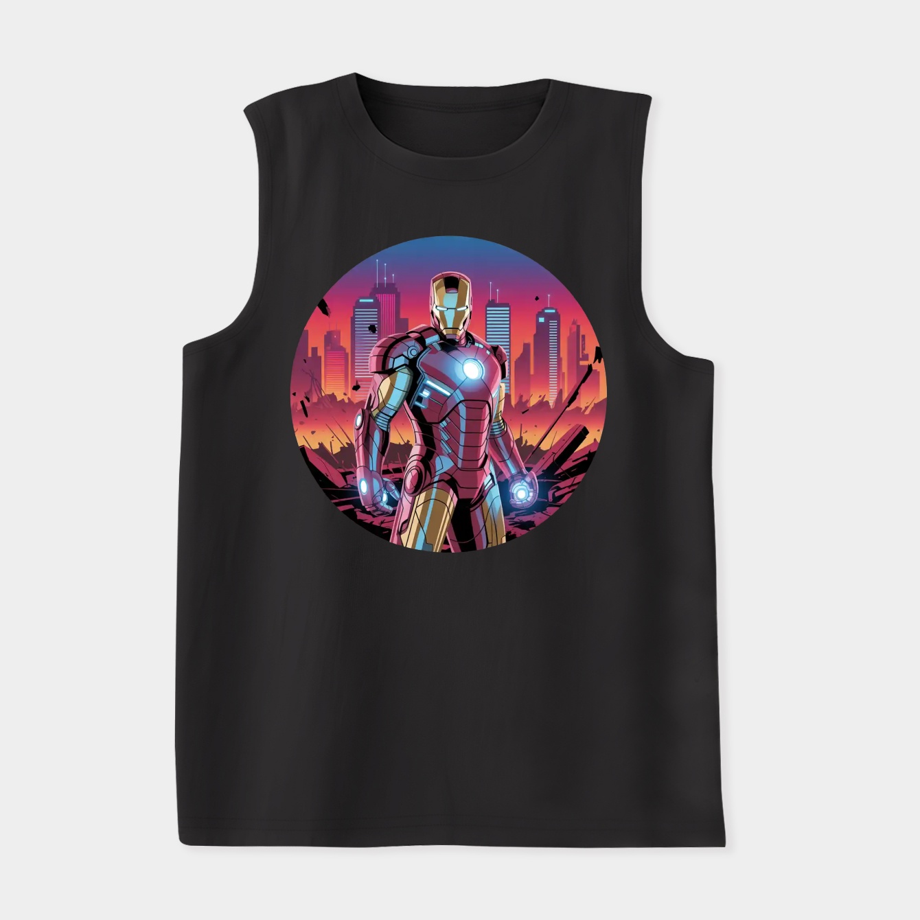 CYBERPUNK IRONMAN Women's Soft Tank Top