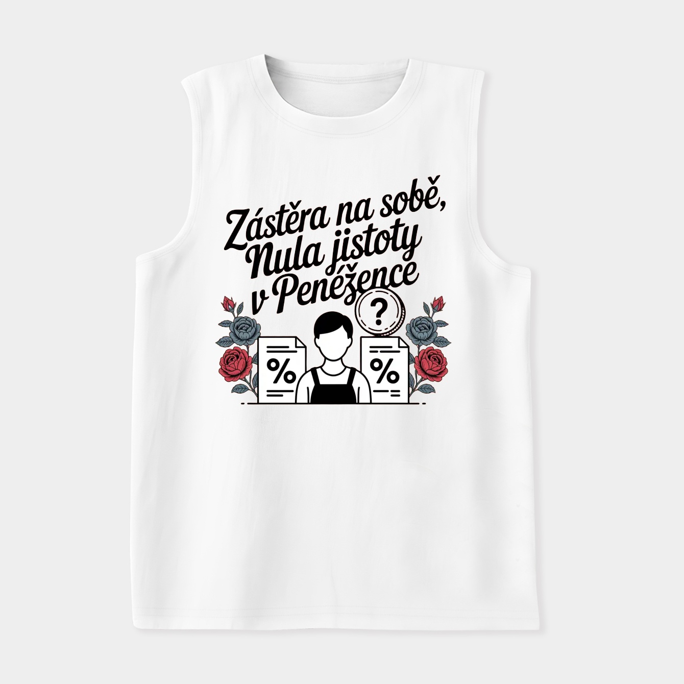 Apron On, Wallet Uncertain Women's Soft Tank Top