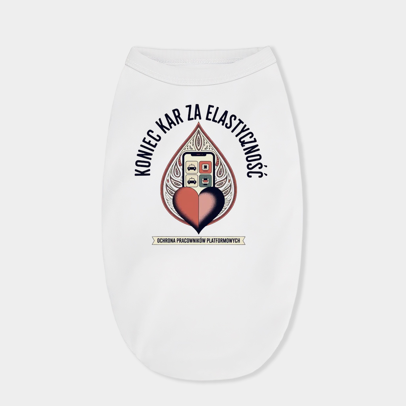 Shielded Heart of Platform Workers Dog Shirt