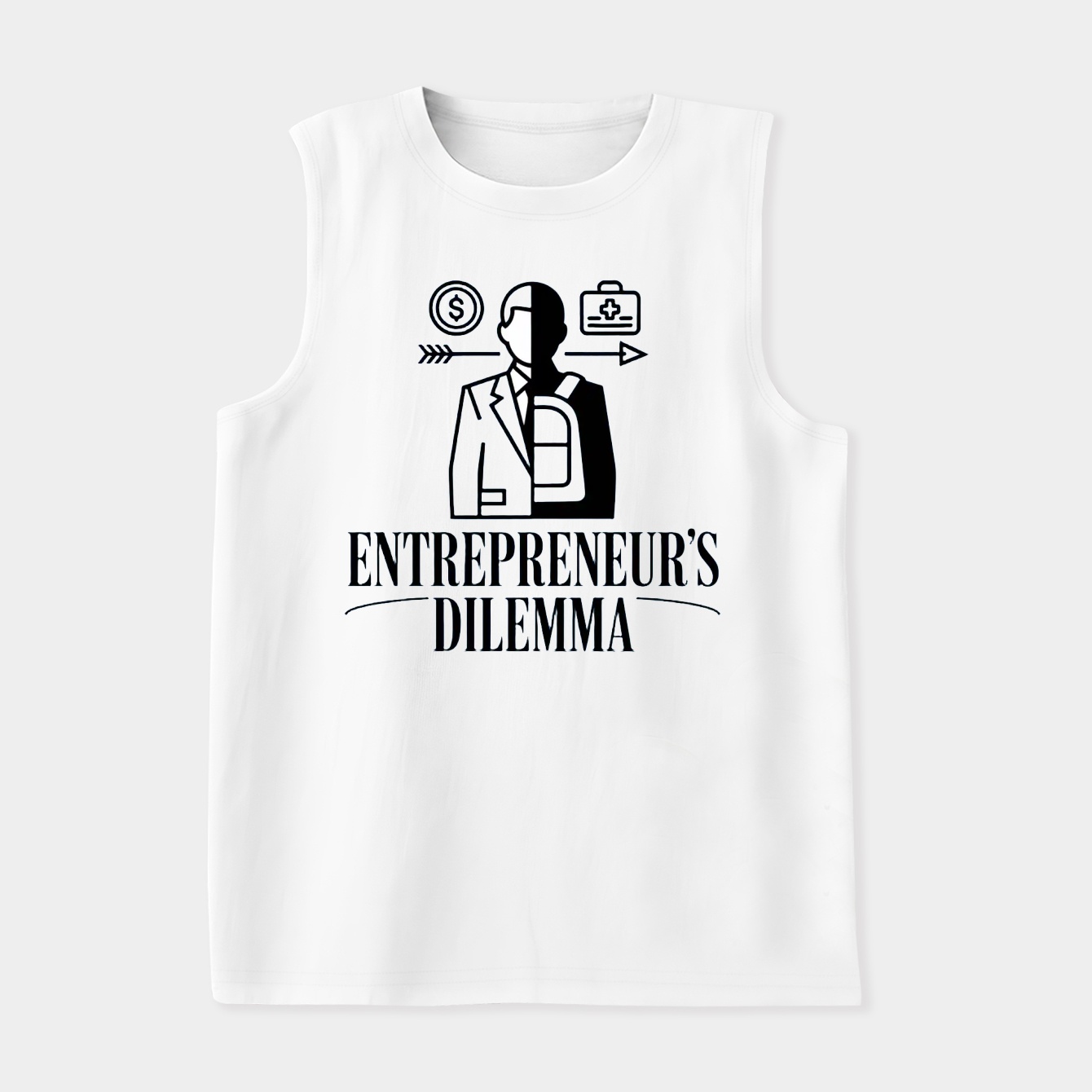 Entrepreneur’s Dilemma: Job or Freedom Women's Soft Tank Top