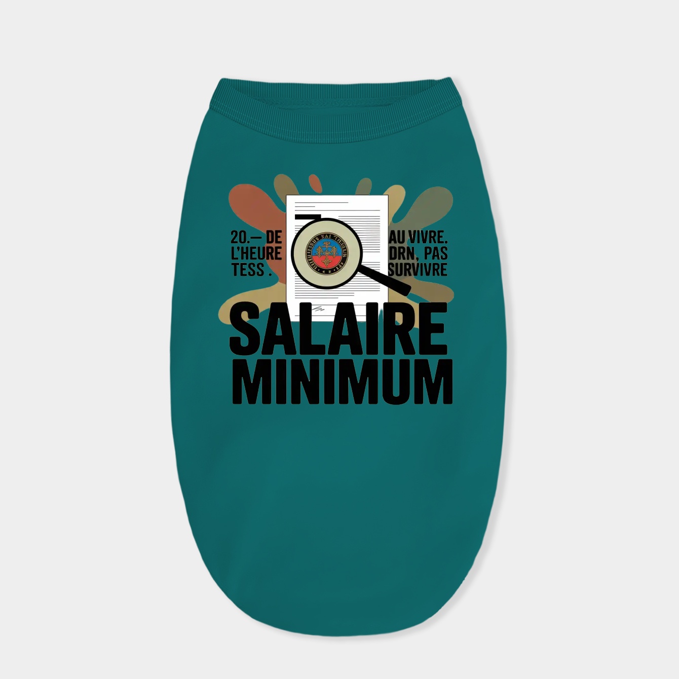 Ticino Minimum Wage Justice Dog Shirt