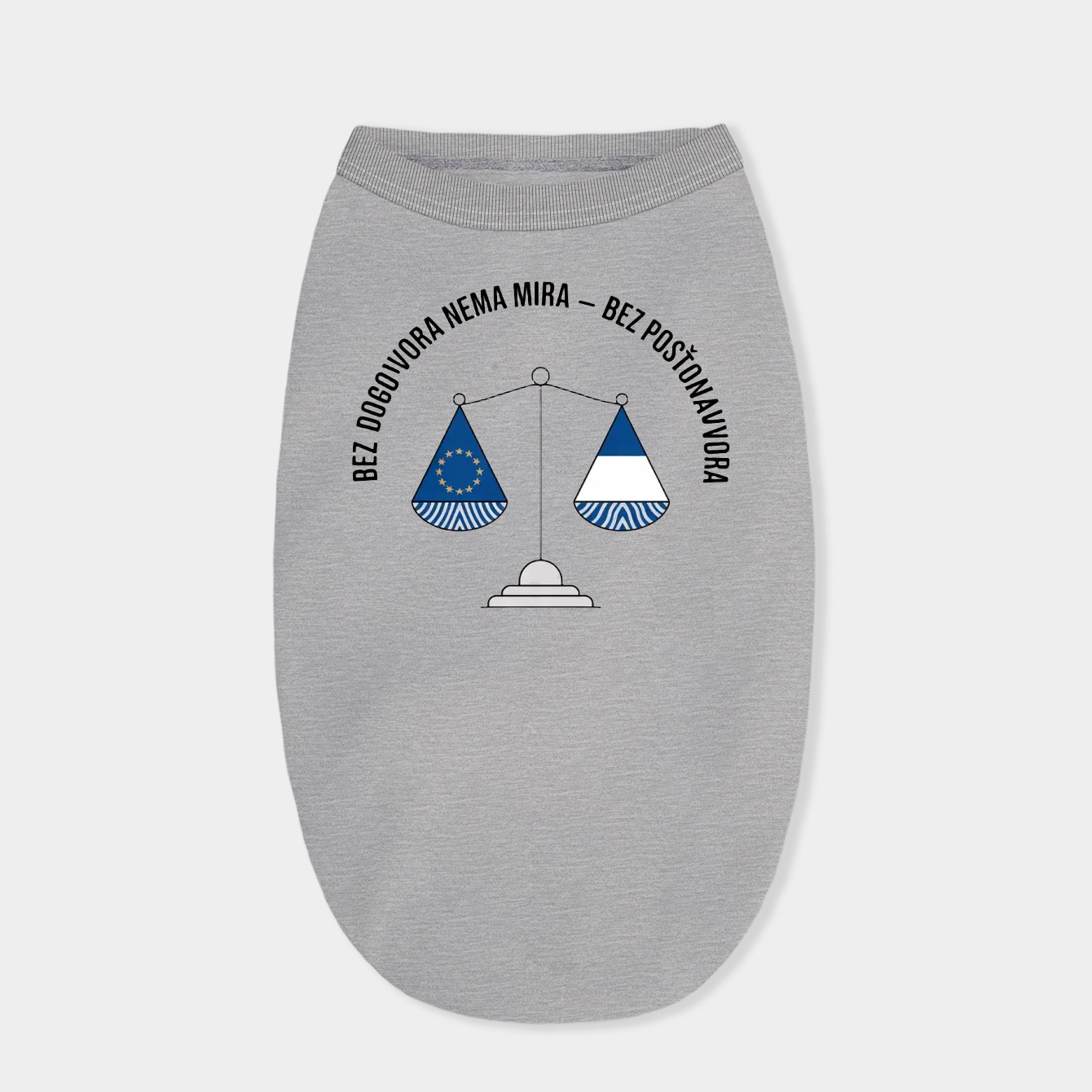 Balance of Union and State Dog Shirt