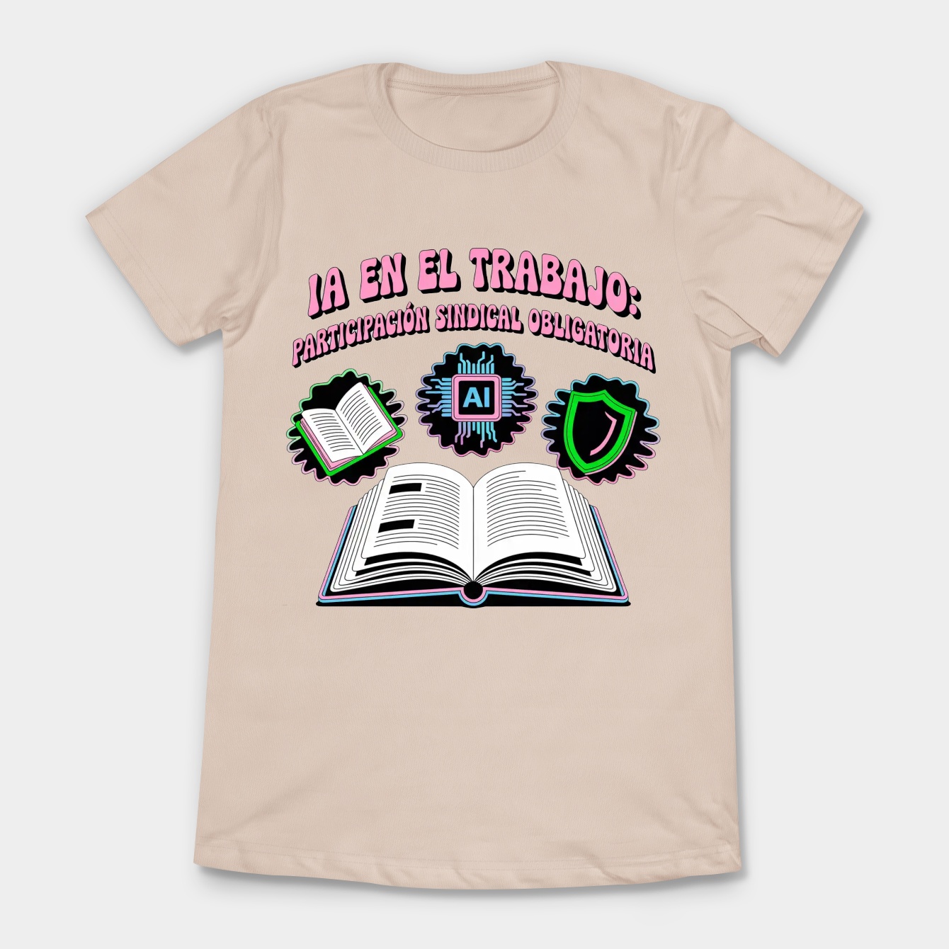 Psychedelic Union Tech Rights Contract Women's T-Shirt