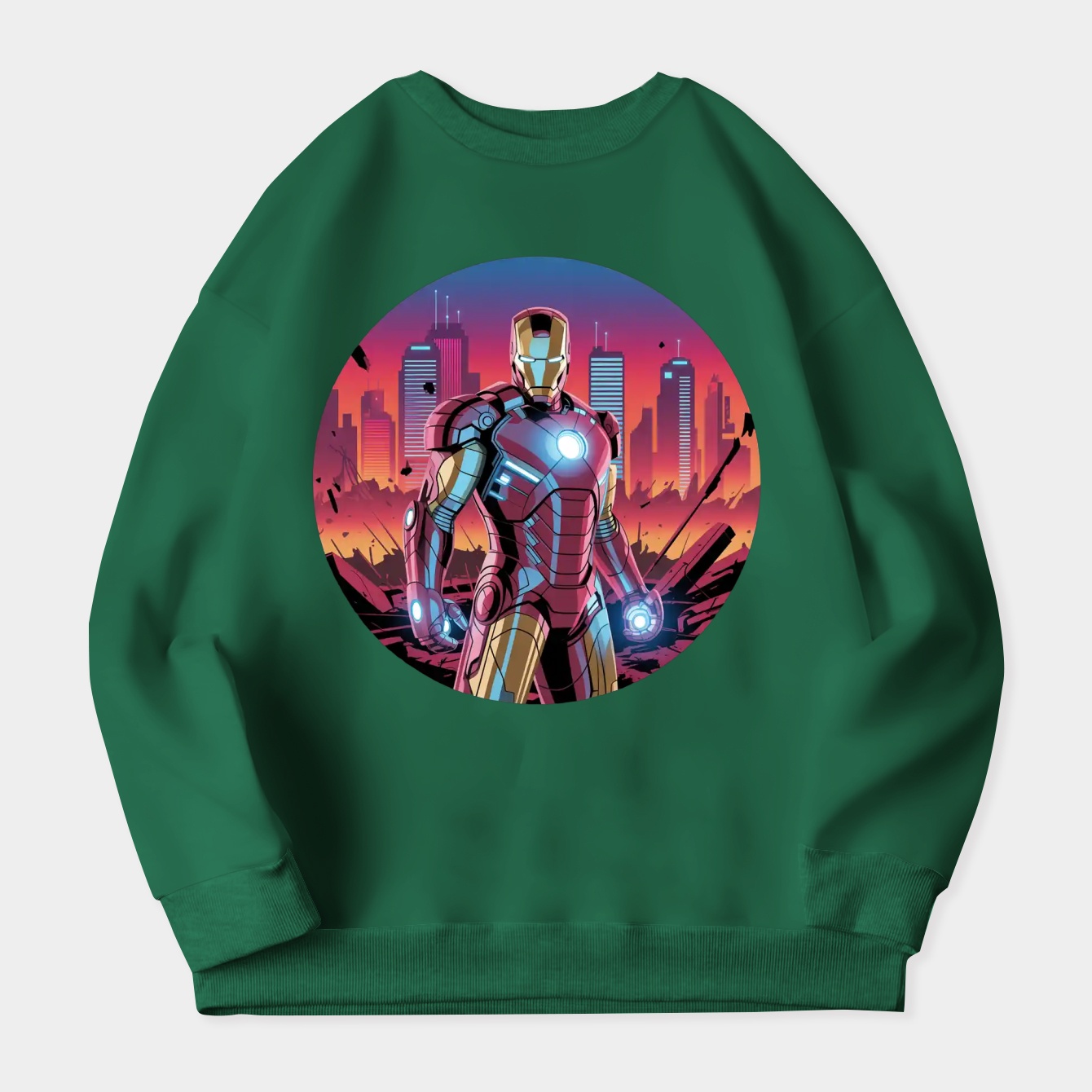 CYBERPUNK IRONMAN Women's Crewneck Sweatshirt